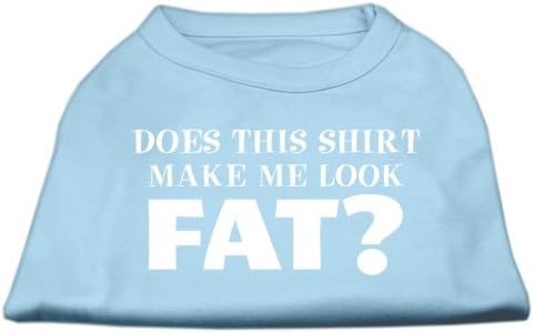 מיראז 'מוצרים לחיות מחמד 8 אינץ' האם החולצה הזו גורמת לי להיראות חולצה מודפסת עם מסך שמן לחיות מחמד, איקס-קטן, כחול תינוק