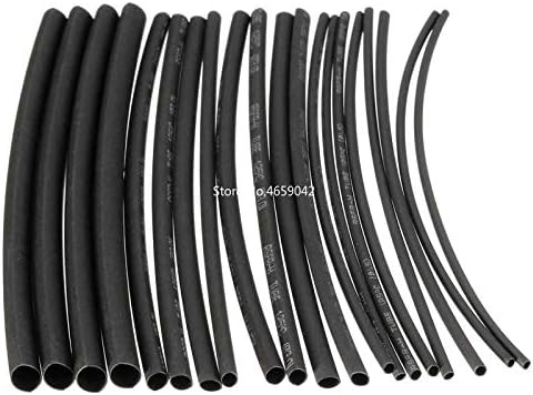 20 יחידות 100 ממ צבע שחור 2: 1 פוליולפין H-Type Heat Shink צינור צינור שרוול 5 מפרטים 1 ממ 2 ממ 3 ממ 4 ממ 5 ממ