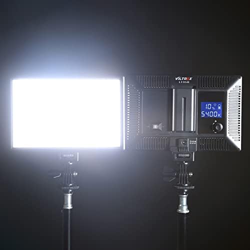 Viltrox L116T CRI95+ לוח אור LED דק-עמעום סופר, דו-צבעוני 3300K-5600K LED אור וידאו עם בקרת LCD/הר אור