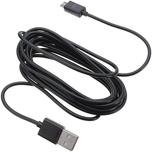 SAVER 3M מיקרו USB Controller מתאם הפעלה וטעינה כבל 10ft עבור PS4 Xbox One שחור