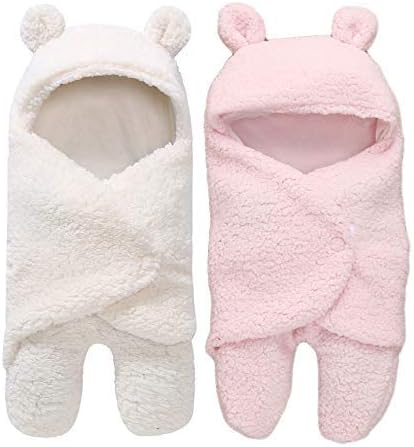 רך יילוד רך שמיכה צבעונית שמיכה שינה מגבת מגבת עטיפה 0-6 חודשים רב -תכליתי למתנה לילד - 2 חלקים