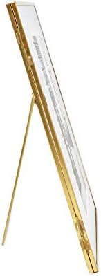 אייזק ג'ייקובס 8x10, זהב עתיק, פליז וזכוכית בסגנון וינטג ', מסגרת תמונה צפה מתכתית עם סגירת תליון, לתמונות, אמנות, עוד, תצוגת שולחן