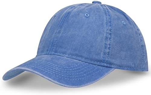 בציר כותנה שטף בייסבול כובע מתכוונן גודל קלאסי נמוך פרופיל רגיל רטרו יוניסקס אבא כובע