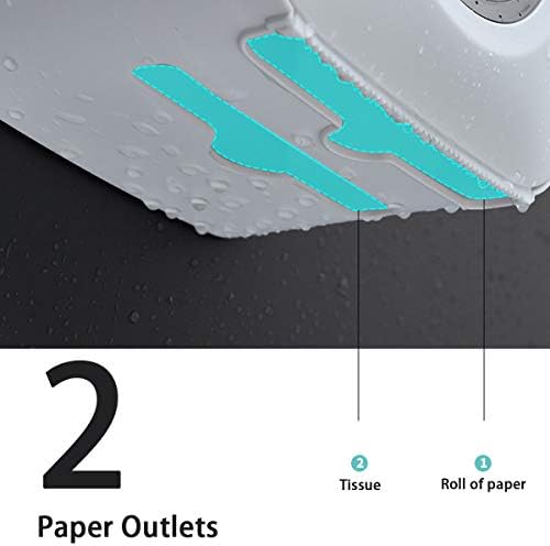ZCMEB קיר רכוב לחץ על פתיחת קופסאות מגבת נייר עמיד למים נייר מגבות נייר מגבות נייר רב -גוונים קופסת אחסון רקמות