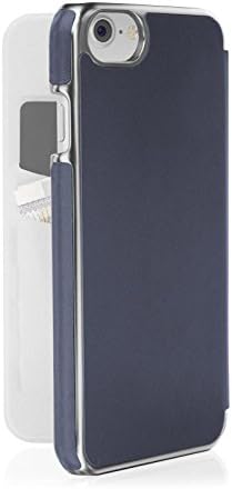 מארז אייפון 8 - מארז ארנק דק של פיפטו אולטרה דק פרימיום מכסה עור אמיתי עם 2 חריצי קלפים - חיל הים