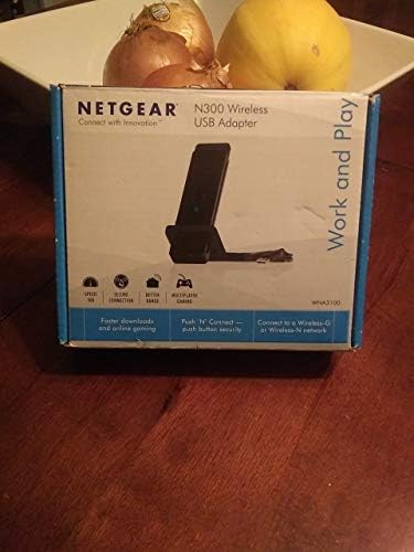 NetGear WNA3100 N300 מתאם USB אלחוטי