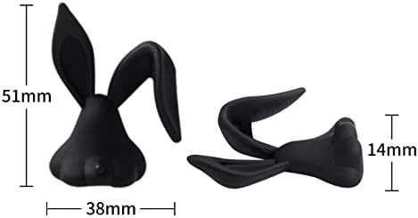 18 יחידות ארנב צבעוני קסמי רפש פלסטיק קסמים שטוחים מעצורים מייצרים ציוד לשיער קליפ נעלי בגדים שקית כובע טלפון מארז Diy Craft Drapt