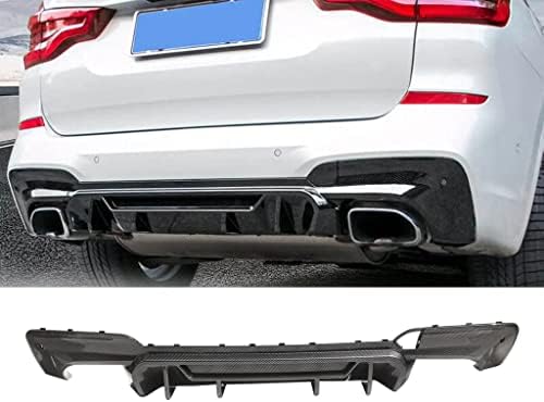 המפזר האחורי של צ'יזמה מתאים לב.מ.וו 2018-2021 x3 G01 M40i ספורט ABS ABS אחורי פגוש מפזר שפתיים ספוילר סיבי פחמן