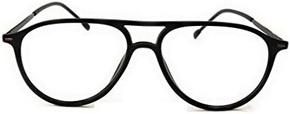 אמאר סגנון חיים מחשב משקפיים קריזל עדשה פלסטיק טייס סגנון 48 ממ שחור יוניסקס_אלקפרפר3660