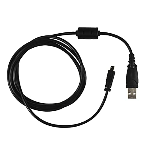 HQRP USB Data Transfer Cable Compatible with Sony Cyber-Shot DSC-W630 DSC-W650 DSC-W670 DSC-W690 DSC-W710 DSC-W730 DSC-S650 DSC-S700 DSC-S730 DSC-S750 DSC-S780 DSC-S800 Digital Camera Cord