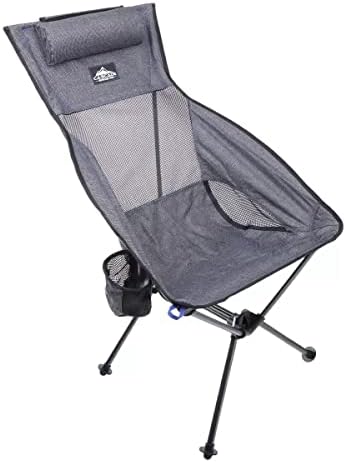 Cascade Ultralight Highback Camp Camer עם תיק נשיאה לחוף חיצוני לאירועי ספורט