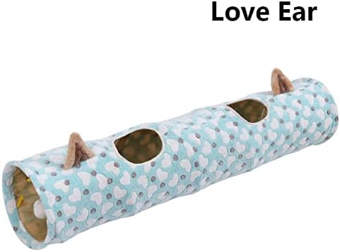מיטת מנהרת חתול של נרקנטון עם צינור כרית צעצוע באוקספורד בקוטר גדול קפלים מאריכים קפלים מתאימים לחתולים קטנים בחוץ