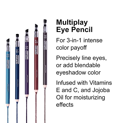 עיפרון עיניים רב-תכליתי של פופה מילאנו - מתאים לעיניים רגישות-מרקם רך וחלק-נבדק רופא עיניים-צבע מדהים - ירוק 17 בוקיצה-0.04 עוז