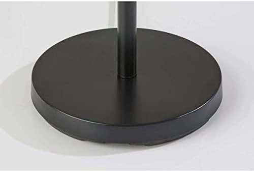 אדסו 1596-01 ונסה 63 אינץ '100.00 וואט שחור עם טאופה מנורת רצפת קרמיקה אור ניידת