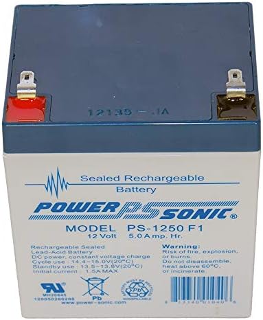 Powersonic 12V 5AH UPS סוללה עבור Tekonsha 1023