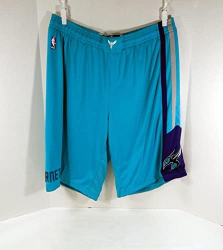 משחק שרלוט הורנטס 2014-15 הונפק מכנסיים קצרים 4xl DP41518 - משחק NBA בשימוש