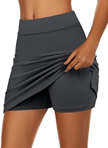 אקואר נשים של פעיל ביצועים סקורט קל משקל חצאית עבור ריצה טניס גולף אימון ספורט
