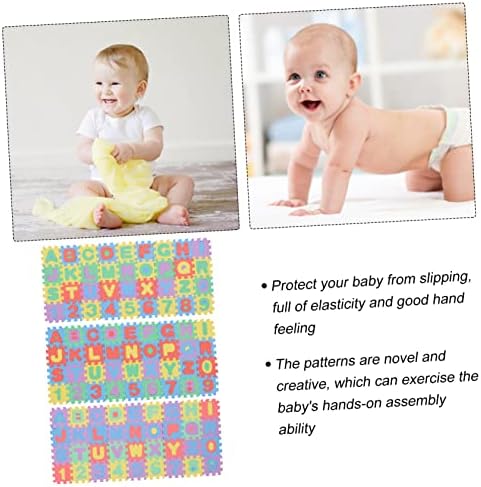 צעצוע 6 סטים מכתבים זוחלת מחצלת כרית רצפה לתינוק מספר מחצלת מחצלת מחצלת מחצלת EVA חוסמת ילד שטיח