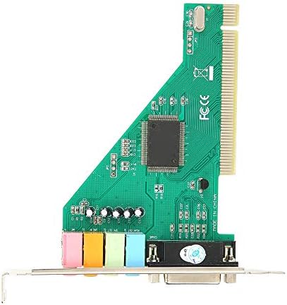 כרטיס קול, 120dB PCI PLUG ו- PLAY Card Card ערוץ 4.1 עבור מחשב שולחן עבודה אודיו פנימי karte stereo Surry CMI8738
