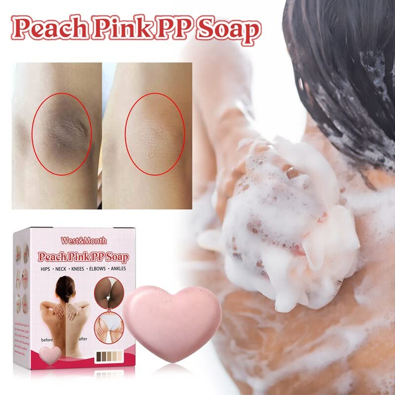 הלבנת בעבודת יד סבון מהיר עור הלבנת נקי סבון אפרסק ריחני נשי בתי השחי הברך להסיר קהות גוף לשפשף