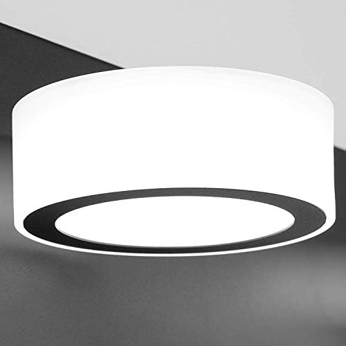 סולפרט אמבטיה גופי תאורה מעל מראה מסתובב עגול אקריליק שחור בסיס מודרני יהירות אור 9550-4