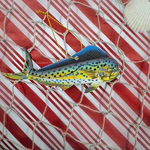 גורוס אוצר תלוי 5 דג מהי דג חג המולד טרופי מתנה טופר חוף עץ חג המולד קישוט עיצוב חג ימי