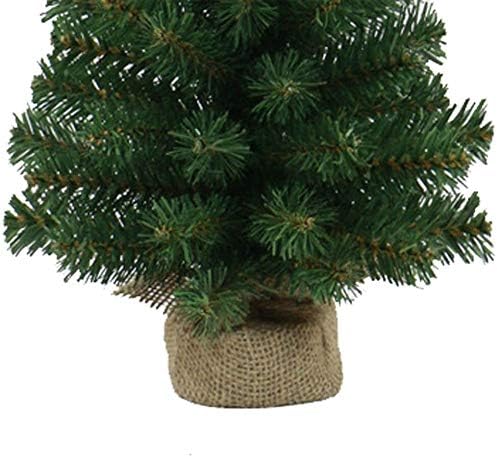 שוישו אורן PVC עץ חג המולד ירוק קישוטים לחג המולד מלאכותי קישוטי עץ שולחן עבודה קישוטי חג המולד, 35 סמ 1123