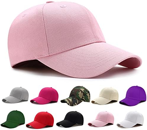 JXXAMZ33 כובע בייסבול גודל מתכוונן לגברים נשים אימון ספורט כובע משאיות כובעי אבא כובע בייסבול רגיל