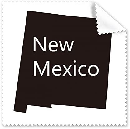 ניו מקסיקו ארהב מפת מתאר ניקוי בד טלפון מסך משקפיים מנקה 5 יחידות