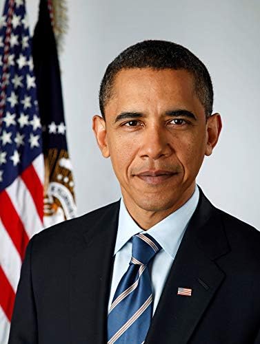 דיוקן רשמי של הנשיא ברק אובמה תצלום - יצירות אמנות היסטוריות משנת 2009 - - Gloss