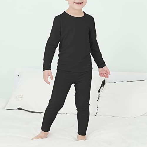 מגמות אמריקאיות בנים תחתונים תרמיים סט פעוטות תרמיות שכבת בסיס ארוכות לילדים בגדי חורף
