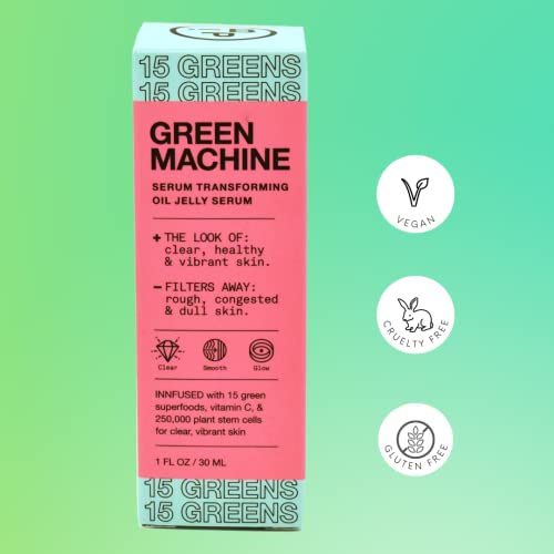 פרויקט אינביופי עור מכונה ירוק הופך סרום ג ' לי שמן-1 עוז