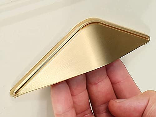 2 1/2 אינץ 'C-C אצבע זהב מושך מוברש מוברש פליז שידה פליז ידית מגירת יהירות ארון משיכה שידה מושכת ידיות חומרה 64 ממ מרכזי /C- C:2.5 )