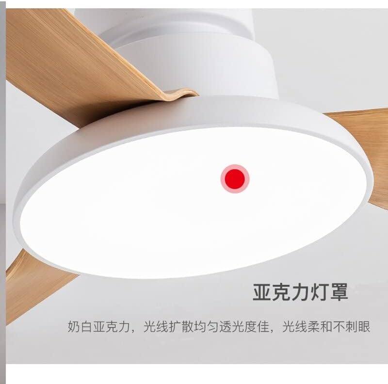Chezmax מאוורר תקרה מודרני לרצפה נמוכה עם אור LED שלט רחוק אוכל חדר שינה חדר שינה נורדי עיצוב נברשת נברשת נברשת