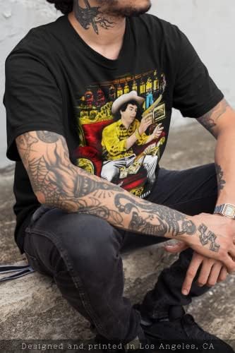 Shirtbanc el rey del corrido חולצת טי יוקרה מקסיקנית