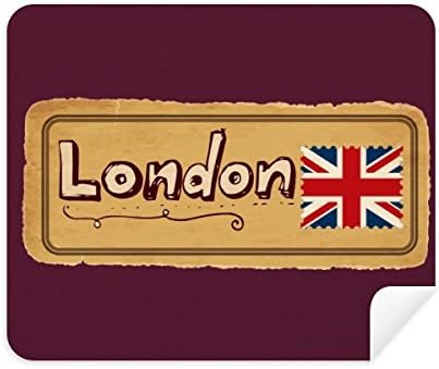 איחוד ג ' ק בריטניה לונדון חותמת בריטי ניקוי בד מסך מנקה 2 יחידות זמש בד