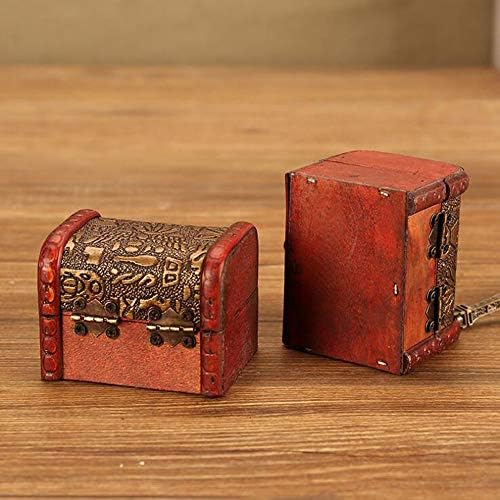 קופסאות תכשיטים קטנות של Obtanim Vintage, קופסת אחסון מעץ בעבודת יד 3 אינץ