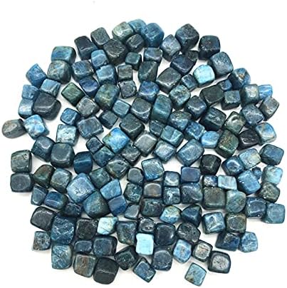 Seewoode AG216 50G 8-12 ממ קוביה טבעית כחולה אפטיט אבנים מלוטשות קריסטל חצץ אבן חן דגימה אבן