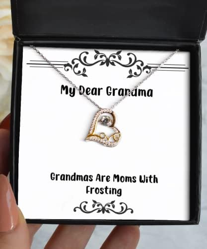 מתנות לסבתא לסבתא, סבתות הן אמהות עם שרשרת ריקודים של סבתא סבתא ייחודית, מהנכד