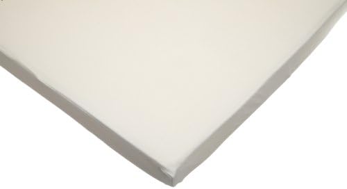 חברת התינוקות האמריקאית 18 x 36 סריגה עריסה/סדין בסינט מיוצר עם כותנה אורגנית בצבע טבעי נושם רך לבנים ולבנות