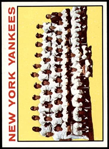 1964 Topps 433 ינקי צוות ניו יורק ינקי NM/MT Yankees